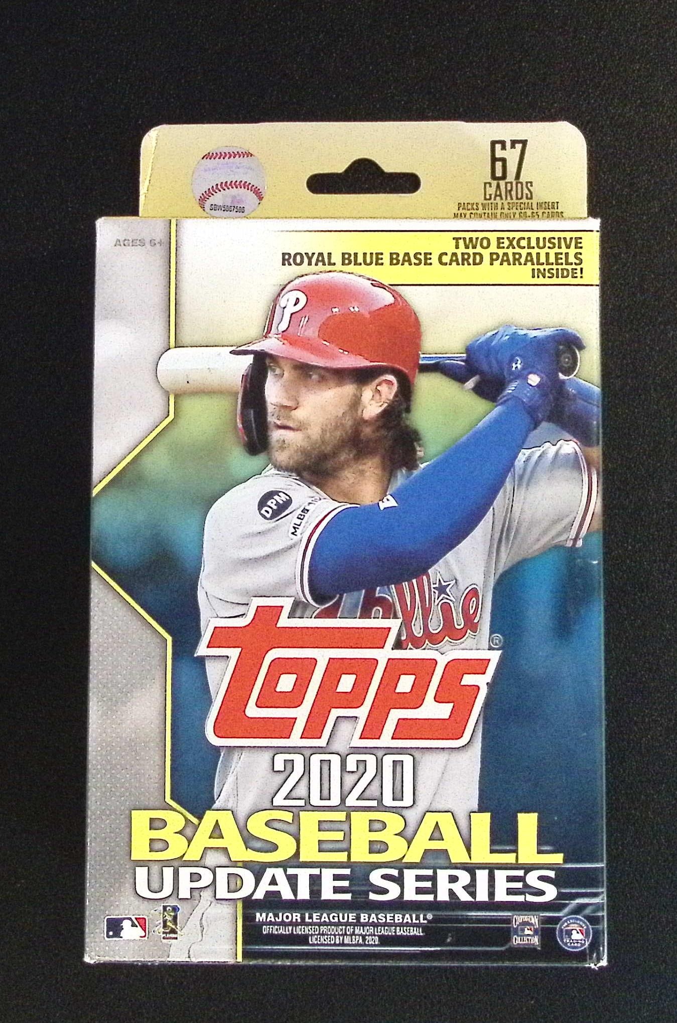 2020 Topps Baseball Update Series Hanger Box 67 Cards: 2020 Topps Baseball Update Series Hanger Box