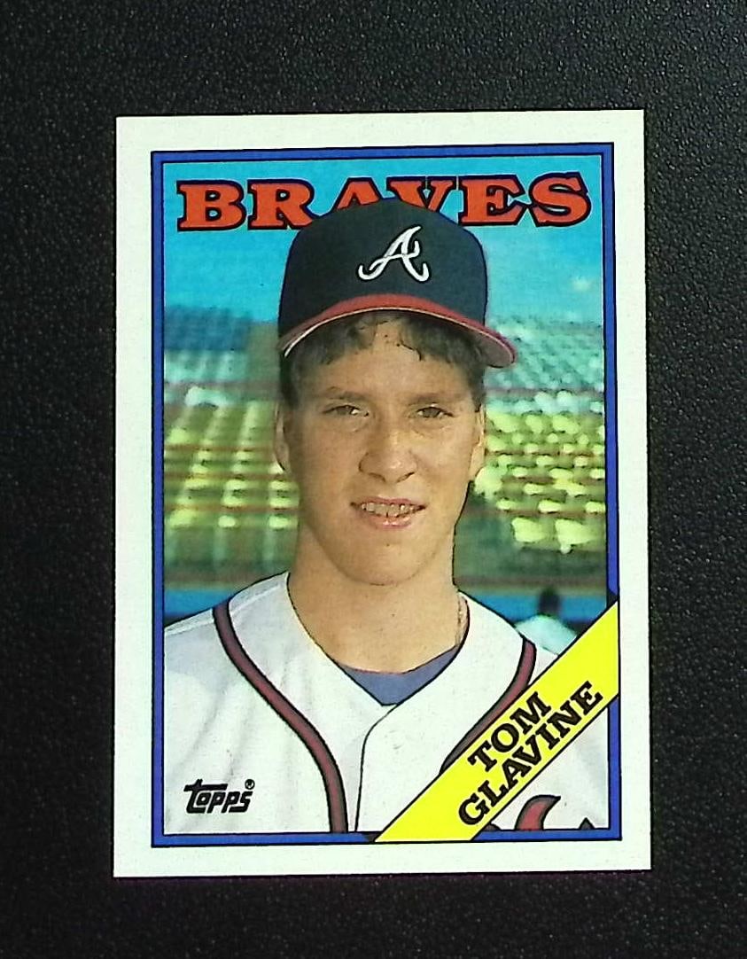 Tom Glavine Rookie Card 1988 Topps #779 Atlanta Braves: Topps, Bowman, & Fanatics Baseball MLB Trading & Sports Cards, Sports Cards for Sale Near Me, World Series & Hall of Fame Players Memorabilia, Refractors, X-Fractors, Numbered, SP, SSP, Valuable Aucti