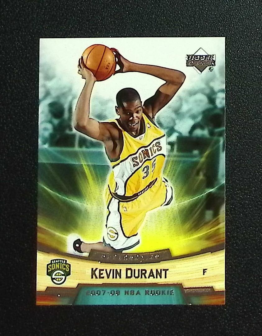 Kevin Durant Rookie 2007-08 Upper Deck NBA Rookie Box Set #11 Seattle Supersonics (1 of 2)