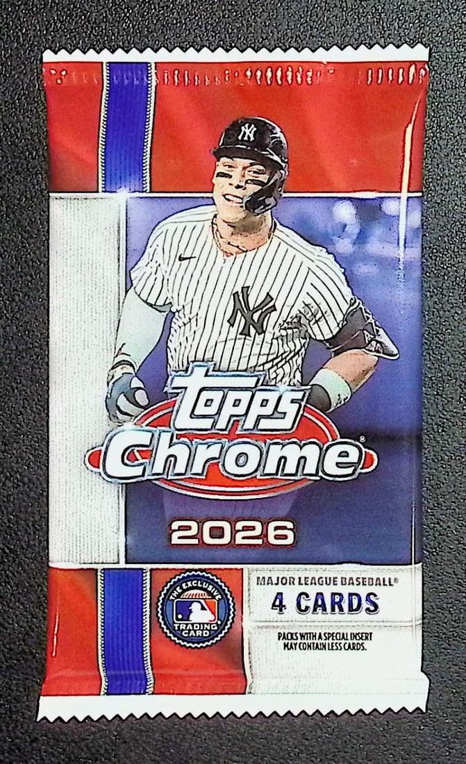 2026 Topps Chrome Baseball Blaster Box Pack (1 of 1)