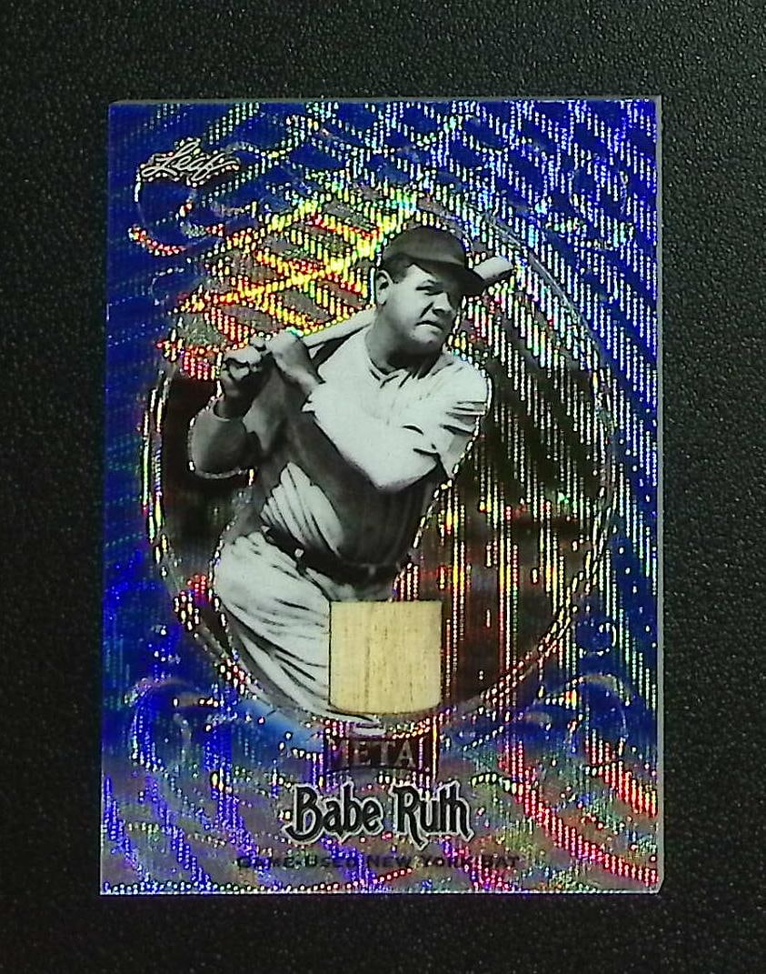 Babe Ruth Game Used Bat Patch /5 2019 Leaf #SB-08 Yankees: Leaf Baseball MLB Trading & Sports Cards, Sports Cards for Sale Near Me, Auction Memorabilia Lots for Sale On Line, World Series & Hall of Fame Players