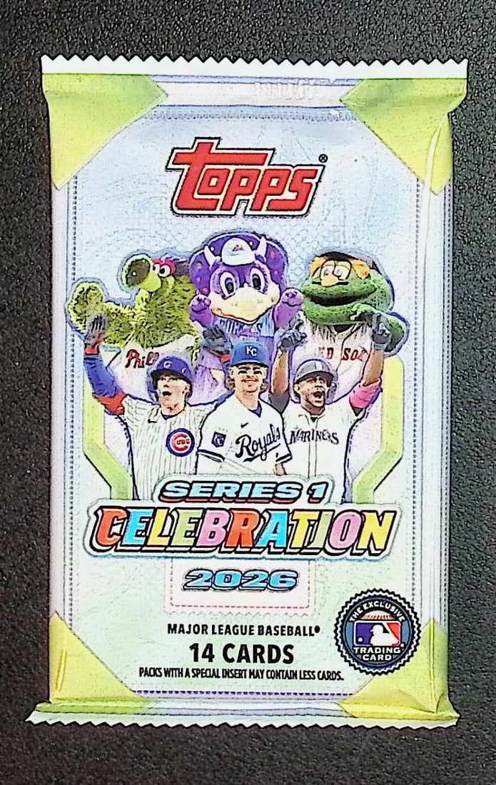 2026 Topps Series 1 Celebration Baseball Mega Box Pack (1 of 1)