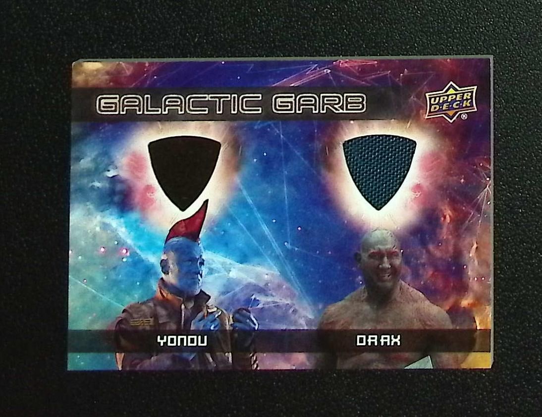 Yondu/Drax Galactic Garb 2017 Upper Deck Marvel Guardians of the Galaxy Vol 2 #DM-13 (1 of 2)