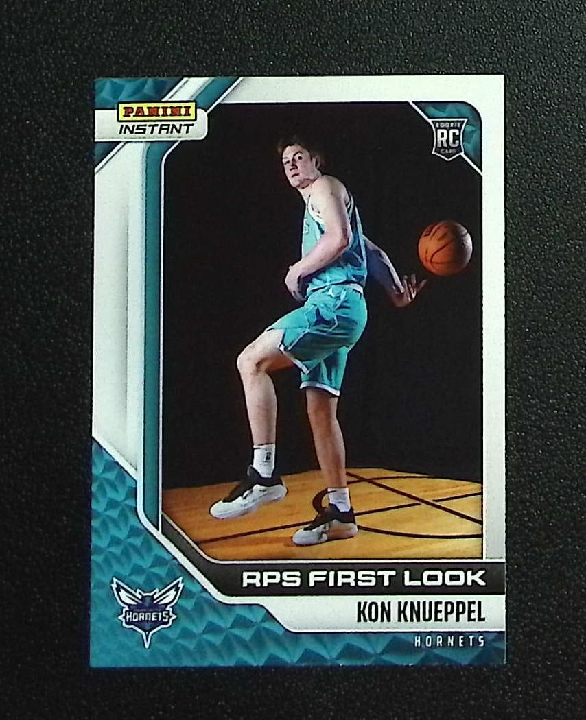 Kon Knueppel Rookie Card /655 2025-26 Panini Instant #RPSFL-4 Charlotte Hornets: Panini, Donruss Optic, Donruss Select, Prizm, Mosaic, Contenders, Revolution, Phoenix, NBA Hoops, Rookie NFL Sports Trading Cards, Silver, SP, SSP, Wave Prizms, Numbered Cards, Basketball sports Cards