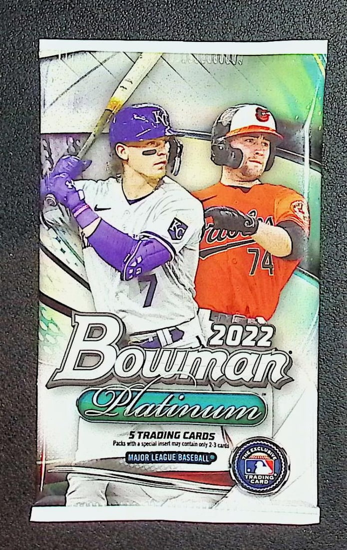 2022 Bowman Platinum Baseball MEGA BOX PACK - Julio Rodriguez Rookie Year: Bowman Baseball MLB Trading & Sports Cards, World Series & Hall of Fame Players, Auction Lots for Sale On Line, Rookie & Prospect Cards, Refractors, Numbered, SSP, SP