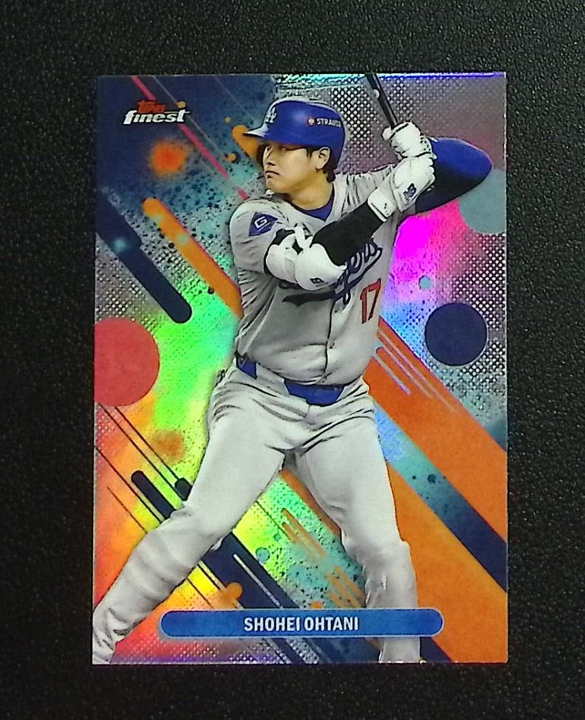 Shohei Ohtani Refractor 2025 Topps Finest #16 Los Angeles Dodgers: Topps, Bowman, & Fanatics Baseball MLB Trading & Sports Cards, Sports Cards for Sale Near Me, World Series & Hall of Fame Players Memorabilia, Refractors, X-Fractors, Numbered, SP, SSP, Valuable Aucti