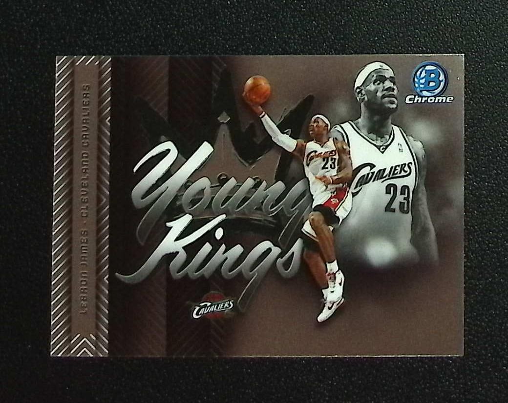 LeBron James Young Kings 2025-26 Bowman Chrome #YK-5 Cleveland Cavaliers: Topps & Bowman Basketball NBA Trading & Sports Cards, Sports Cards for Sale Near Me, Chrome, Refractor, SP, SSP, Valuable Auction Memorabilia Lots Sold On Line, NBA Championship & Hall of Fame Player 