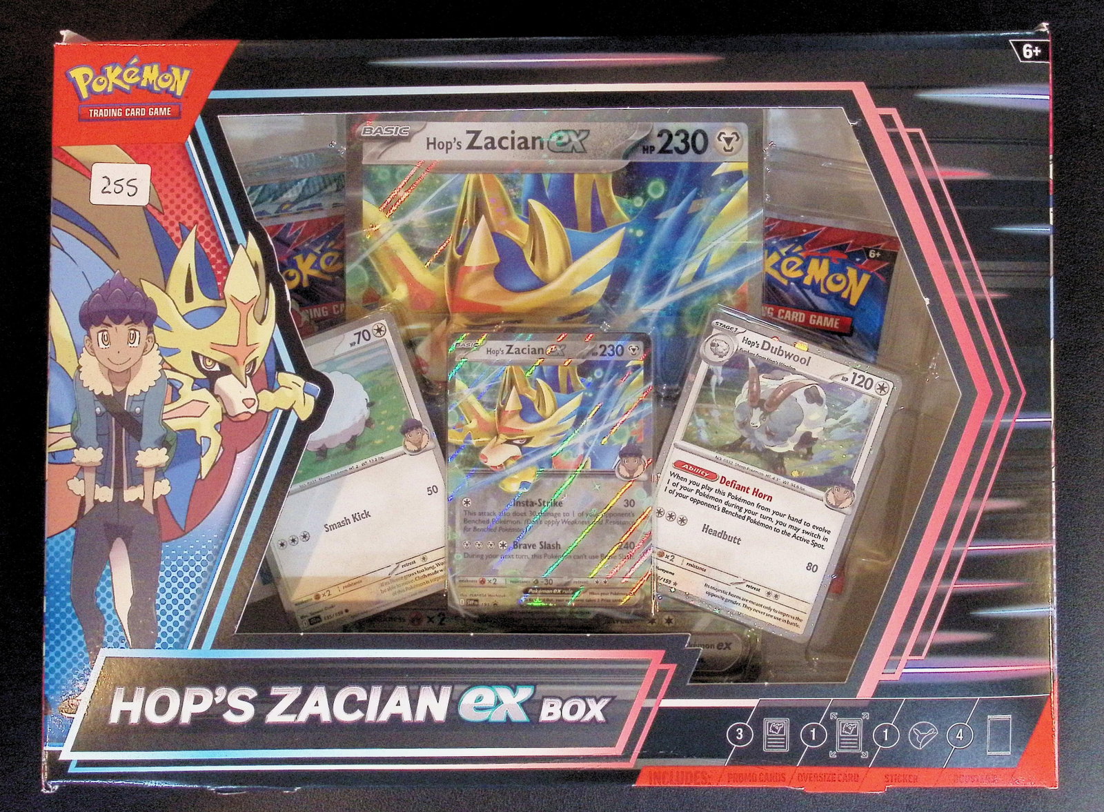Pokemon Hop's Zacian ex Box - 4 Booster Packs, 1 Foil Promo, 2 Foil Cards, 1 Photo Sticker: Pokemon Mega Charizard ex Special Collection Box - 5 Booster Packs, 2 Foil Promo Charmander & Charmeleon, & 1 Oversized Lenticular Charizard Ex. Pokemon Trading Card Game Cards, Charizard, Pikachu, Me