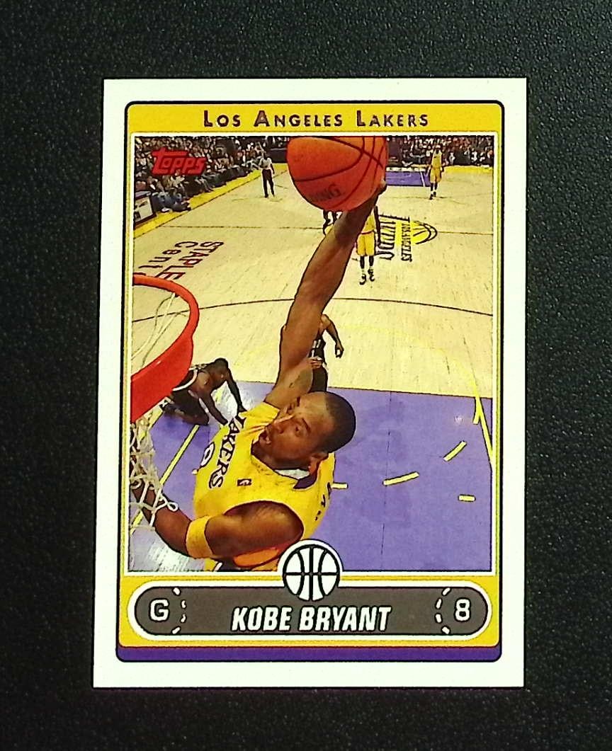 Kobe Bryant 2006-07 Topps #8 Los Angeles Lakers: Topps & Bowman Basketball NBA Trading & Sports Cards, Sports Cards for Sale Near Me, Chrome, Refractor, SP, SSP, Valuable Auction Memorabilia Lots Sold On Line, NBA Championship & Hall of Fame Player 