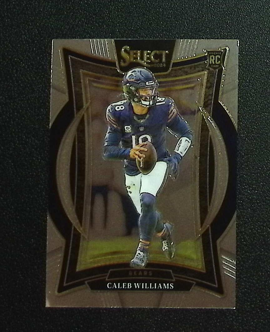 Caleb Williams Rookie Card 2024 Select #25 Chicago Bears: Panini, Donruss Optic, & Donruss Select, Prizm, Mosaic, Contenders, Zenith, Phoenix, Illusions, Absolute, Rookie NFL Sports Trading Cards, SP, SSP, Cards, Football Cards for Sale Near Me, Superbowl & 