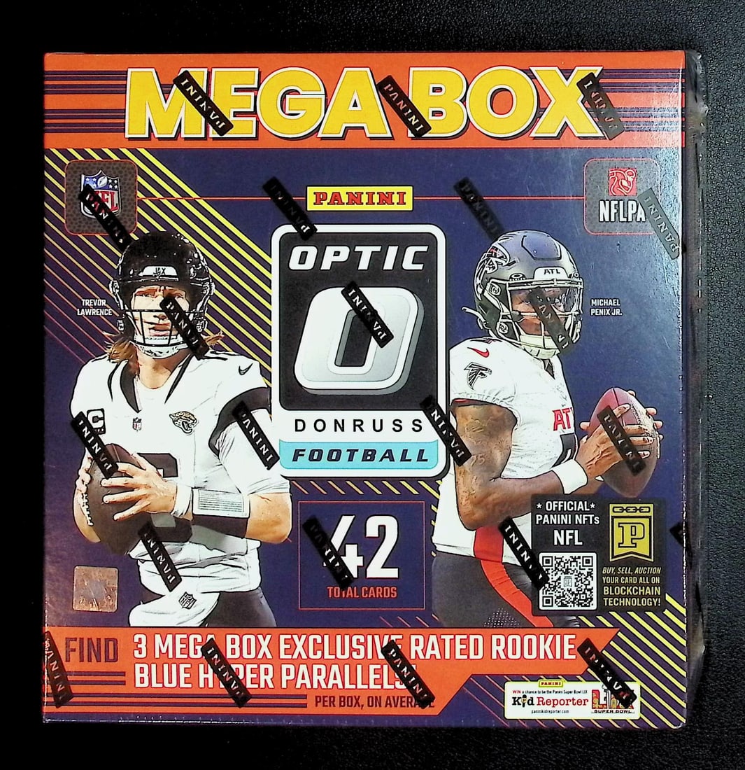 2024-25 Donruss Optic Football MEGA BOX - Downtown, Uptown Inserts, Jayden Daniels Sports Card (1 of 1)