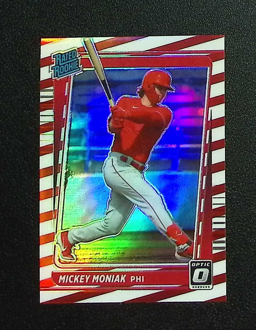 Mickey Moniak Rookie Freedom Prizm /45 2021 Donruss Optic #72 Phillies, Rockies: Panini, Donruss, & Donruss Optic Baseball MLB Trading & Sports Cards, Sports Cards for Sale Near Me, Prizm, Mosaic, Select, SP, SSP, Auction Memorabilia Lots for Sale On Line, World Series & Hall of F