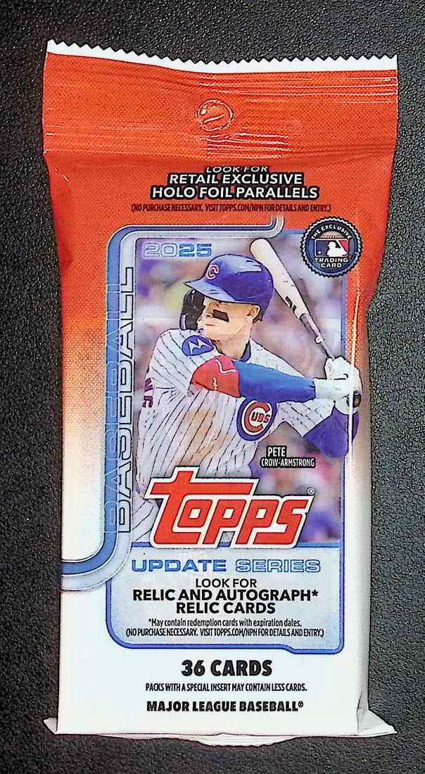 2025 Topps Update Series Baseball Cards HANGER FAT PACK Sports Cards Rookie Cards James Wood: Factory Sealed Topps Baseball MLB Trading & Sports Cards, Rookie Cards in this set are James Wood, Dylan Crews, Speckled, SP, SSP, Variations, Autographs, Chrome, Refractors, 1976 Topps, Sports Cards 