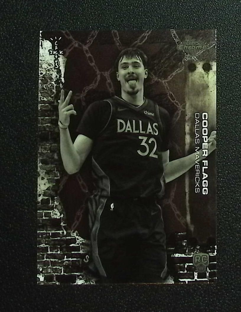 Cooper Flagg Rookie Card 2025-26 Topps Chrome Cactus Jack #61 Dallas Mavericks: Topps & Bowman Basketball NBA Trading & Sports Cards, Sports Cards for Sale Near Me, Chrome, Refractor, SP, SSP, Valuable Auction Memorabilia Lots Sold On Line, NBA Championship & Hall of Fame Player 