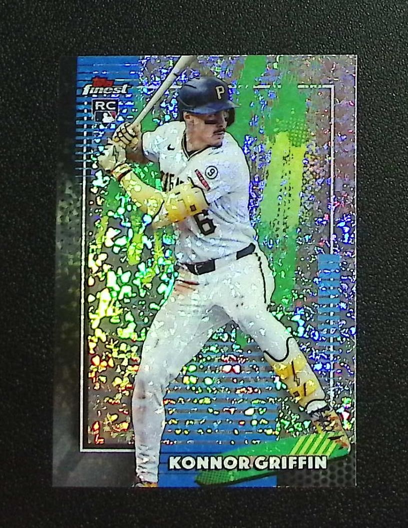 Konnor Griffin Rookie Card Mini Diamond Refractor 2026 Topps Finest #6 Pittsburgh Pirates: Topps, Bowman, & Fanatics Baseball MLB Trading & Sports Cards, Sports Cards for Sale Near Me, World Series & Hall of Fame Players Memorabilia, Refractors, X-Fractors, Numbered, SP, SSP, Valuable Aucti