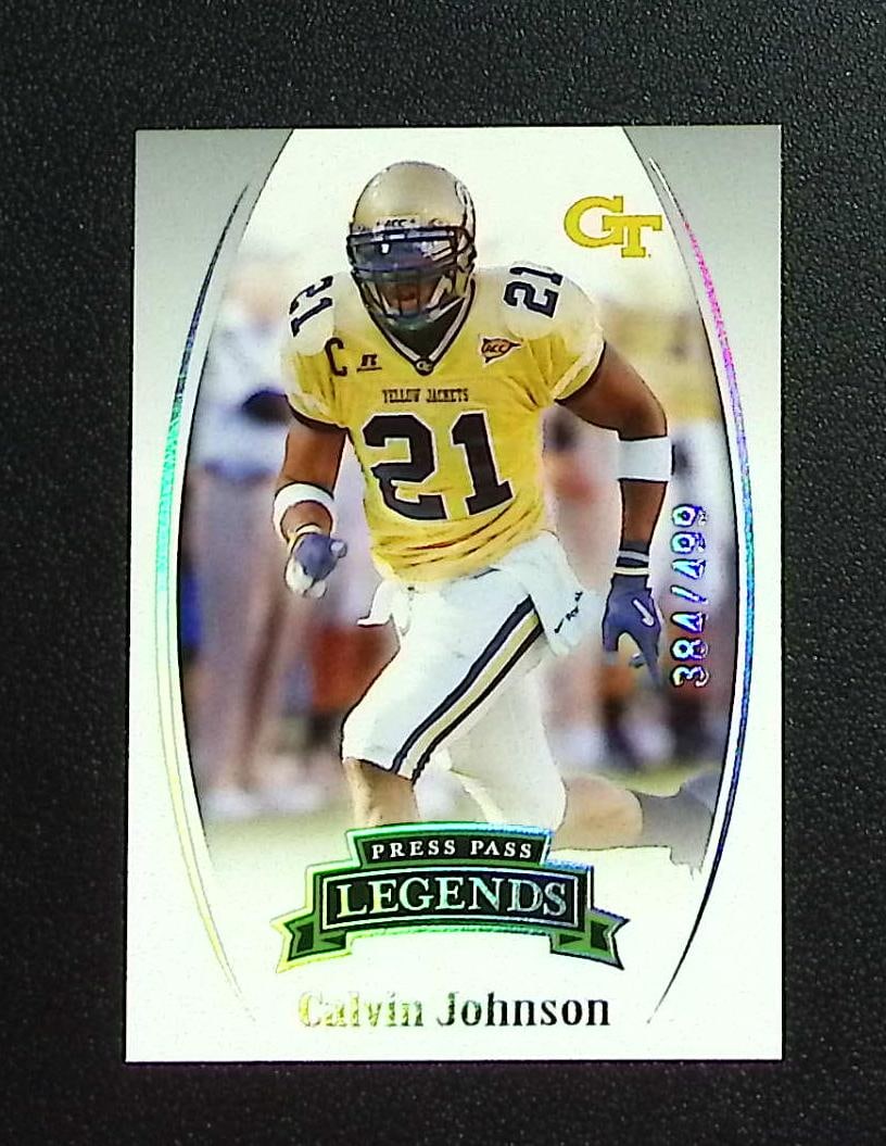 Calvin Johnson Rookie /499 2007 Press Pass Legends #S-24 (1 of 2)