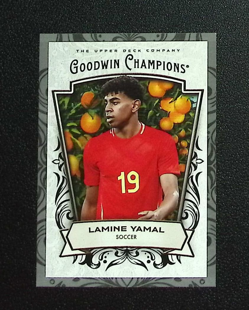 Lamine Yamal Glossy Black 2026 Upper Deck Goodwin Champions #10 Spain, World Cup: Lamine Yamal Glossy Black 2026 Upper Deck Goodwin Champions #10 Spain, World Cup