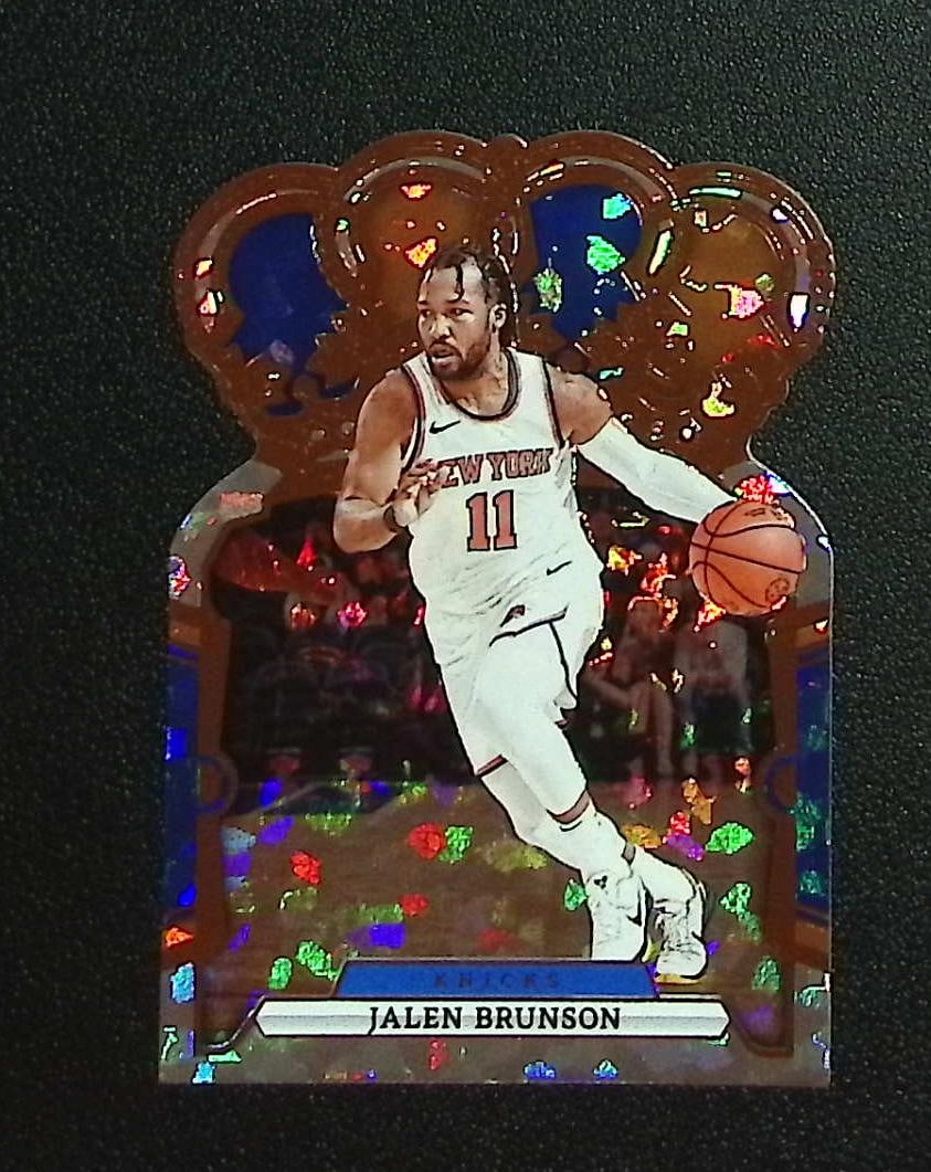 Jalen Brunson Crystal 2023-24 Panini Crown Royale #78 New York Knicks (1 of 2)