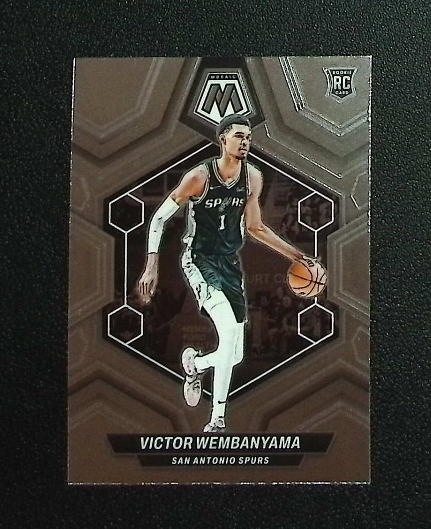 Victor Wembanyama Rookie Card 2023-24 Panini Mosaic #238 San Antonio Spurs (1 of 2)