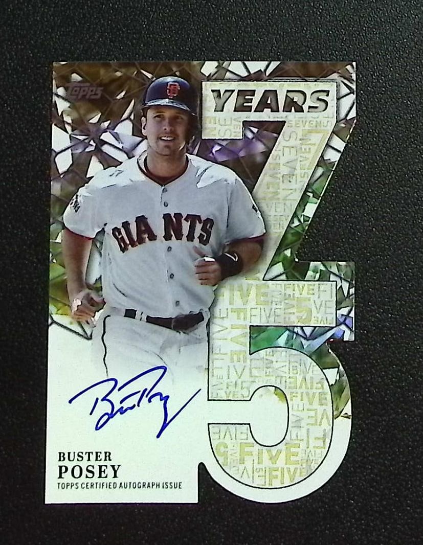 Buster Posey Gold On Card Auto /50 2026 Topps #75YA-BP San Francisco Giants: Topps, Bowman, & Fanatics Baseball MLB Trading & Sports Cards, Sports Cards for Sale Near Me, World Series & Hall of Fame Players Memorabilia, Refractors, X-Fractors, Numbered, SP, SSP, Valuable Aucti