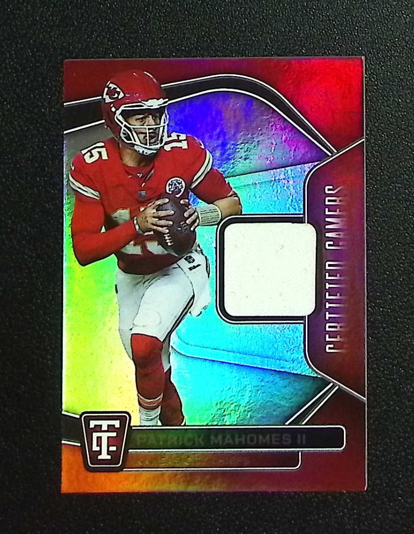 Patrick Mahomes Patch 2024 Panini Totally Certified #CG-PMS Kansas City Chiefs: Panini, Donruss Optic, & Donruss Select, Prizm, Mosaic, Contenders, Zenith, Phoenix, Illusions, Absolute, Rookie NFL Sports Trading Cards, SP, SSP, Cards, Football Cards for Sale Near Me, Superbowl & 