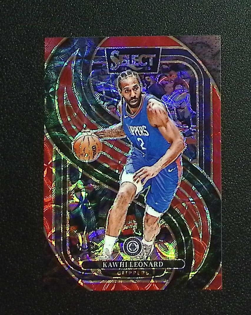 Kawhi Leonard Red Scope Prizm /249 2024-25 Select #105 Clippers, Raptors (1 of 2)