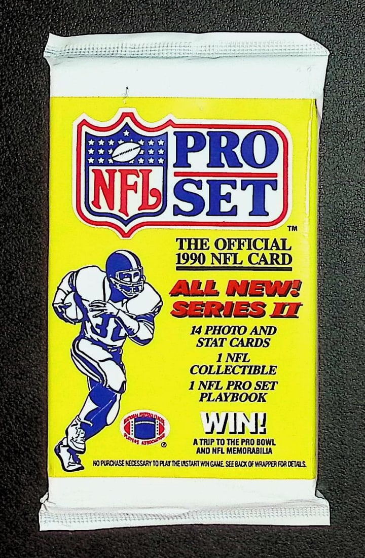 1990 Pro-Set Series 2 Vintage Football Card Factory Sealed Retail Box, Wax Pack (1 of 1)