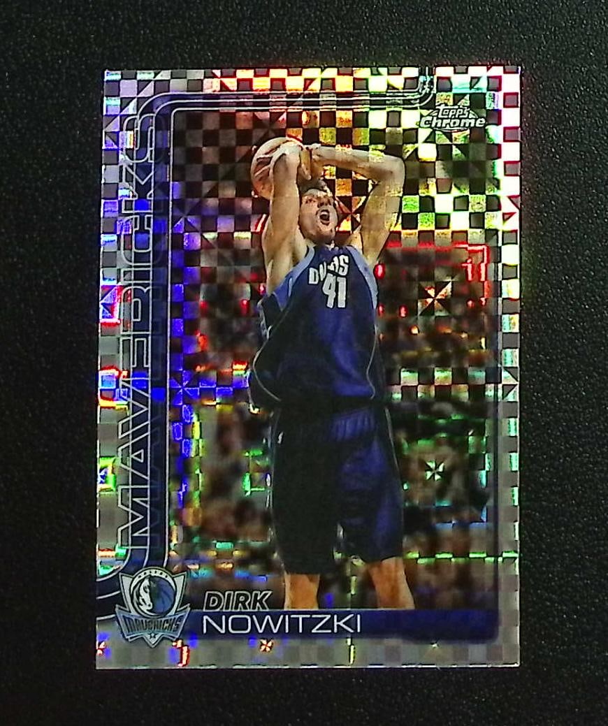 Dirk Nowitzki Xfractor 2025-26 Topps Chrome Update #146 Dallas Mavericks: Topps & Bowman Basketball NBA Trading & Sports Cards, Sports Cards for Sale Near Me, Chrome, Refractor, SP, SSP, Valuable Auction Memorabilia Lots Sold On Line, NBA Championship & Hall of Fame Player 