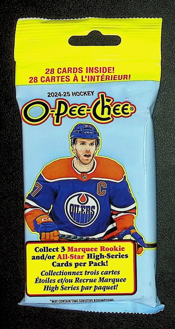 2024-25 O Pee Chee Hockey Cards HANGER VALUE FAT PACK Sports Cards (1 of 1)