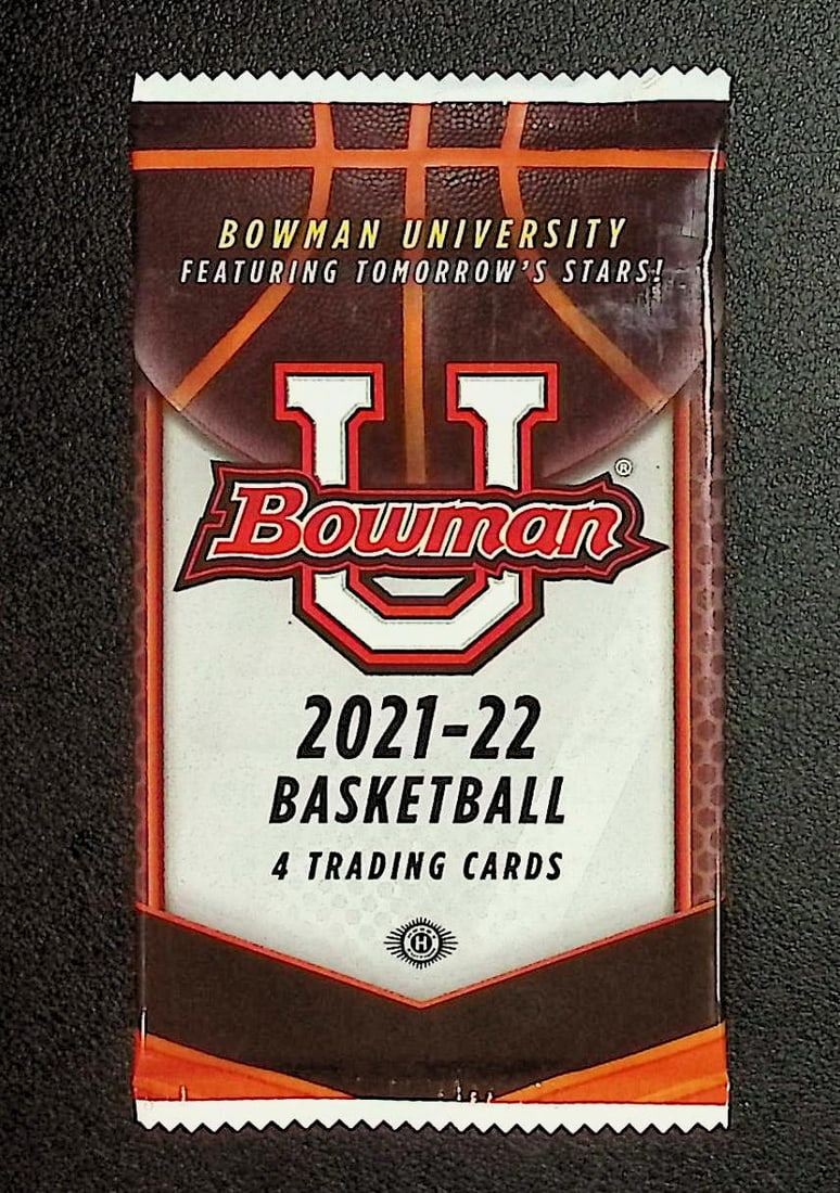 2021-'22 Bowman U Basketball Hobby Box Pack: Bowman Basketball NBA Trading & Sports Cards, Sports Cards for Sale Near Me, Champion and Hall of Fame Players, Auction Lots for Sale On Line