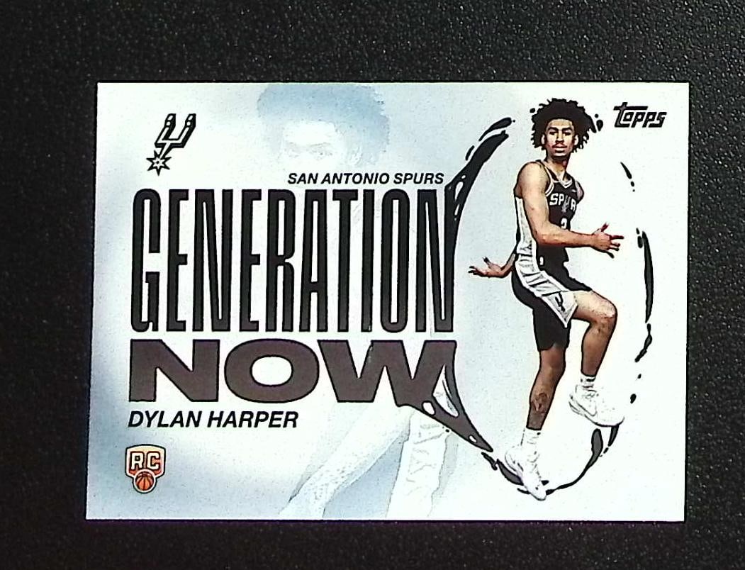 Dylan Harper Rookie Card Generation Now 2025-26 Topps #GN-2 San Antonio Spurs: Topps & Bowman Basketball NBA Trading & Sports Cards, Sports Cards for Sale Near Me, Chrome, Refractor, SP, SSP, Valuable Auction Memorabilia Lots Sold On Line, NBA Championship & Hall of Fame Player 