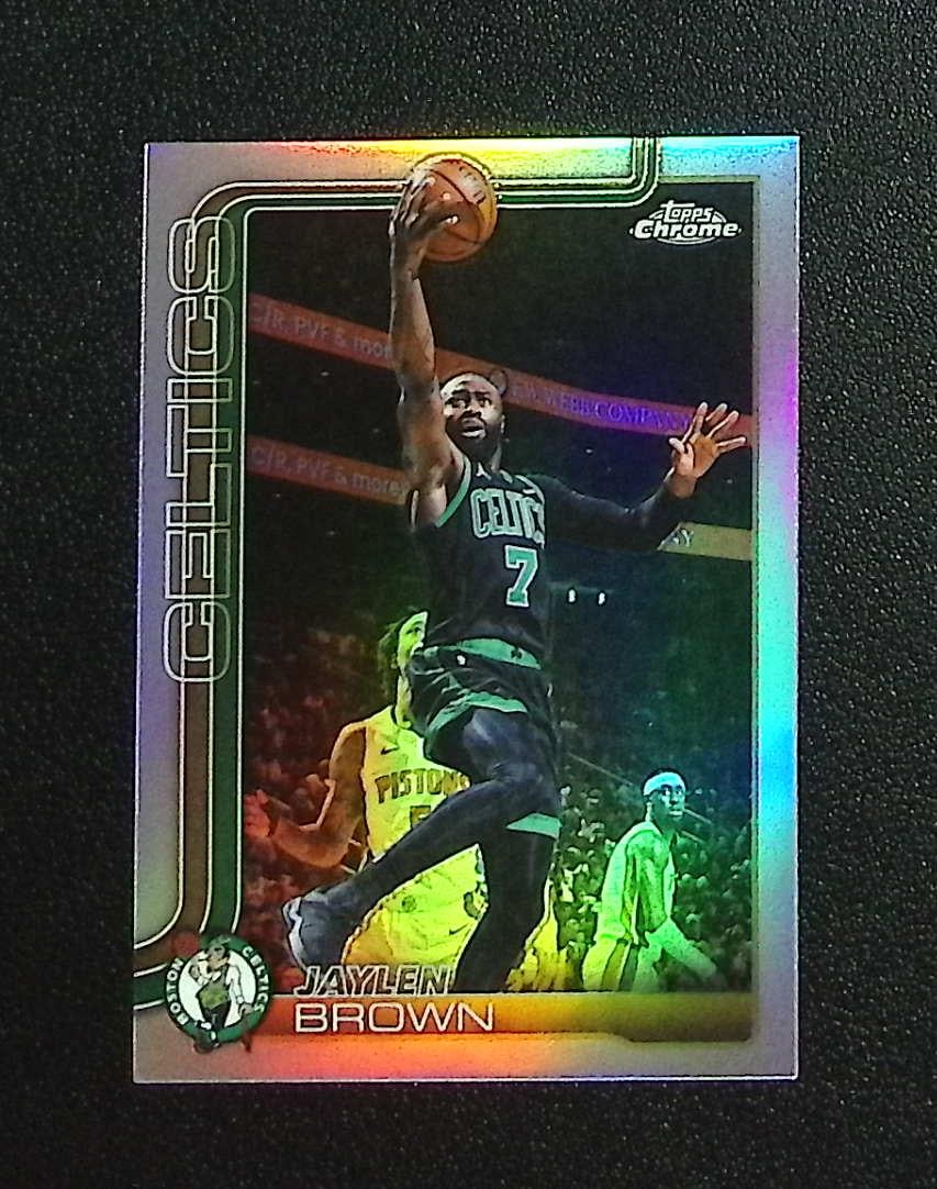Jaylen Brown Refractor 2025-26 Topps Chrome Update #9 Boston Celtics: Topps & Bowman Basketball NBA Trading & Sports Cards, Sports Cards for Sale Near Me, Chrome, Refractor, SP, SSP, Valuable Auction Memorabilia Lots Sold On Line, NBA Championship & Hall of Fame Player 