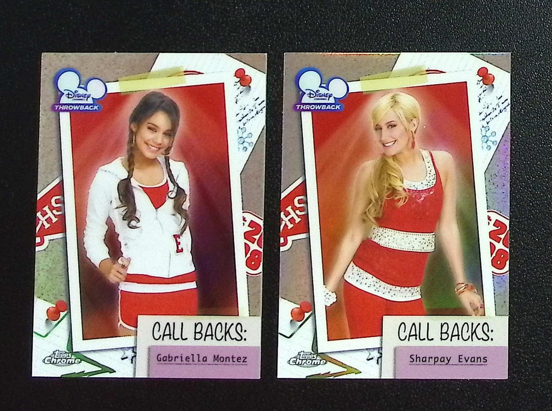 Gabriella Montez & Sharpay Evans 2026 Topps Chrome Disney High School Musical Cards (1 of 2)