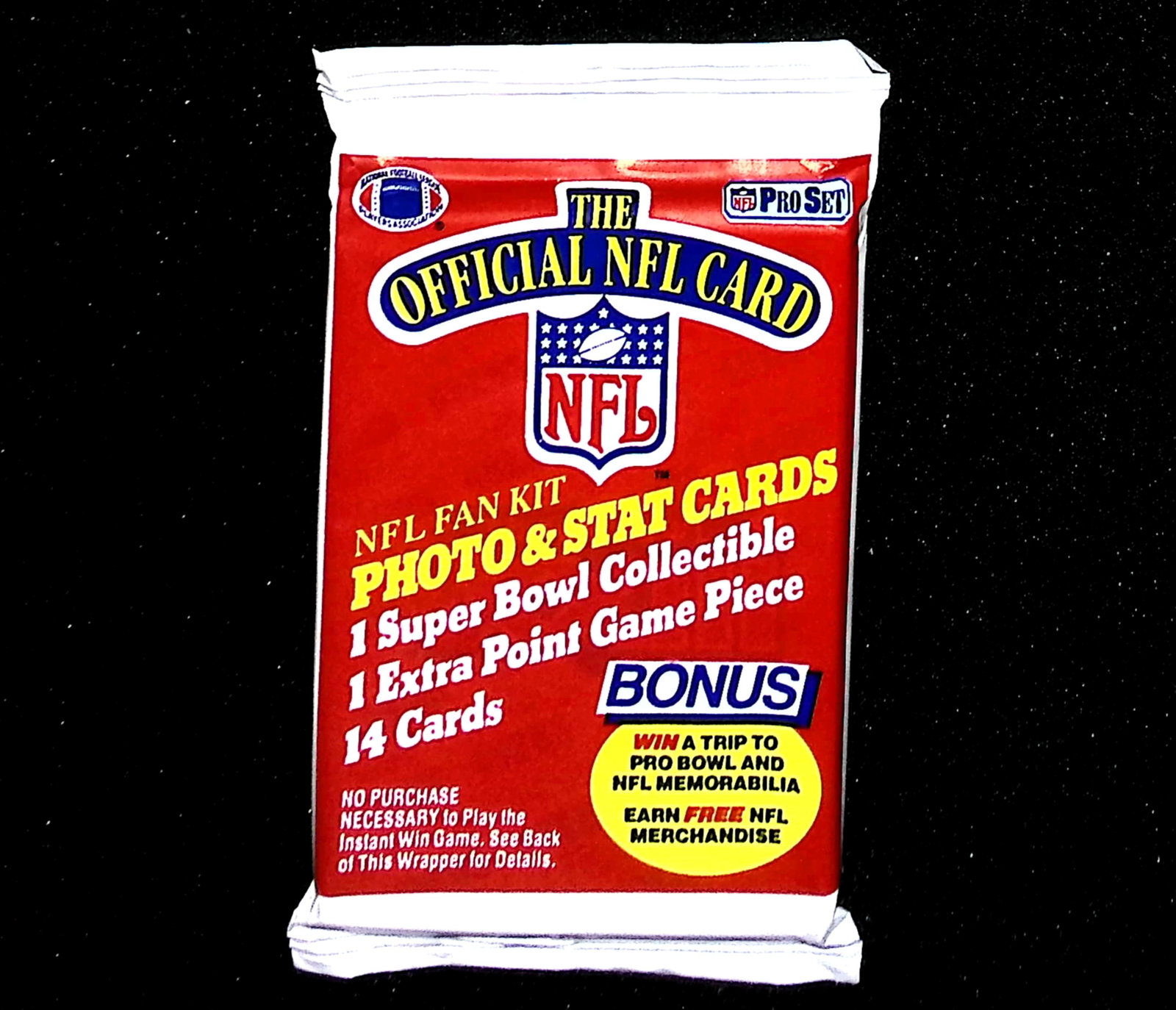 1989 Pro-Set Football Cards Retail Box Wax Pack, Sports Cards: Pro-Set Vintage Football NFL Trading & Sports Cards, Old Sports Cards for Sale on Line, Super Bowl and Hall of Fame Players, Valuable Auction Lots for Sale On Line, Rookie Cards