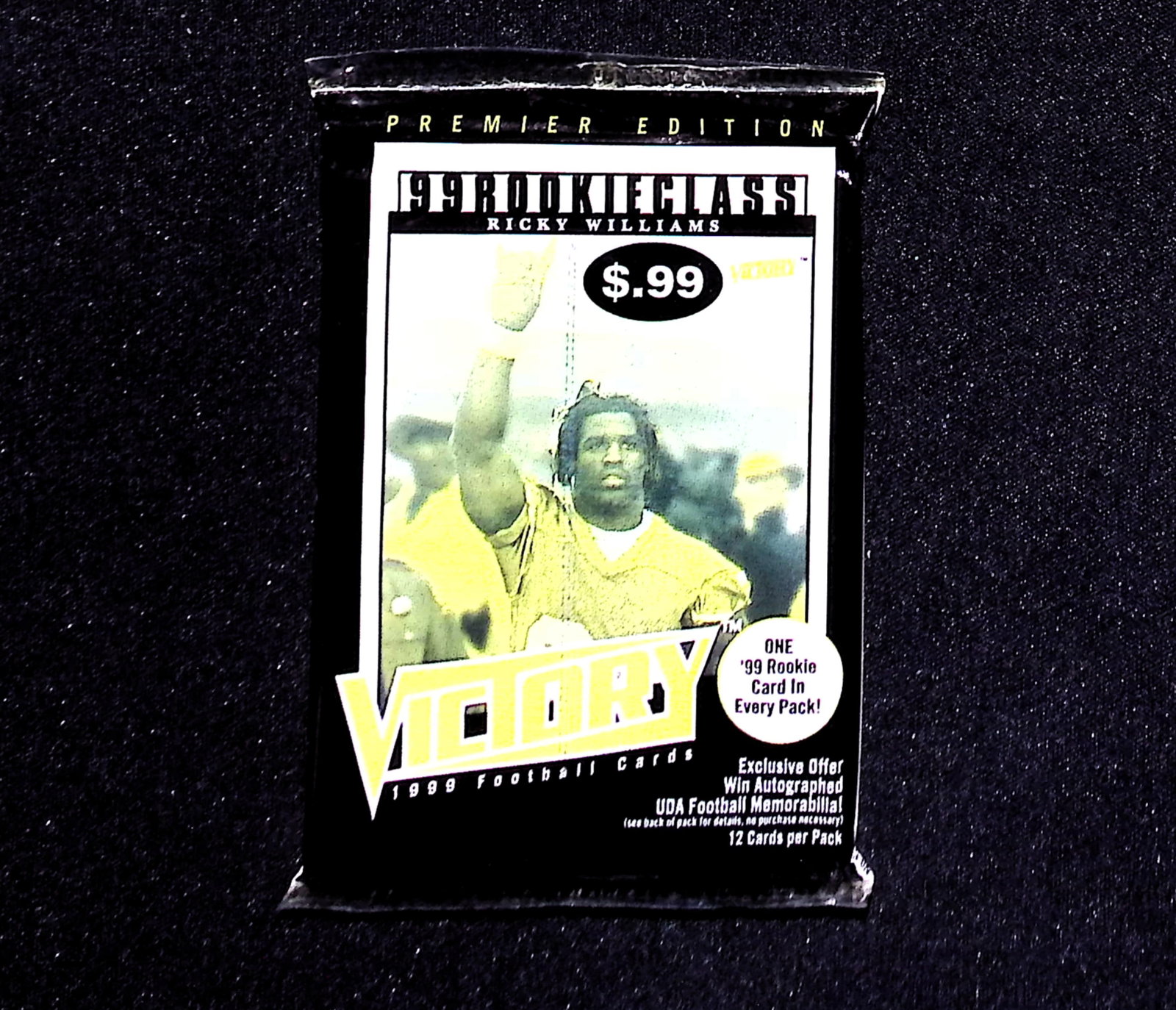 1999 Upper Deck Victory Premier Edition Vintage Football Card Retail Box Pack, NFL Trading Cards: Upper Deck Football NFL Trading & Sports Cards, Brett Favre Rookie Card, John Elway, Bo Jackson, Jerry Rice, Dan Marino, Deion Sanders, Old Sports Cards for Sale Near Me, Vintage Valuable Auction Comm