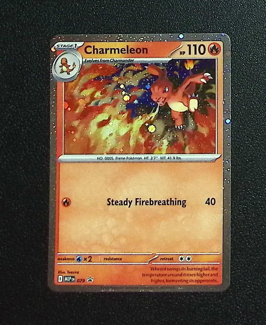 Pokemon Mega Evolution Chaos Rising Promo Charmeleon #79: Pokemon Trading Card Game Cards, Charizard, Pikachu, Mewtwo, Reverse Holo, Holo Rare, Secret Rare Cards, Full Art Cards, Eevee, Ultra Rare Card, Illustration Rare, Special Illustration Rare SIR