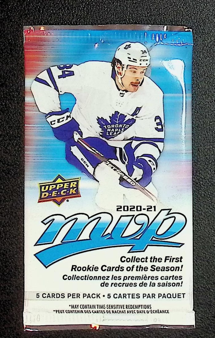 2020-21 Upper Deck MVP Hockey Card BLASTER BOX PACK Sports Cards (1 of 1)