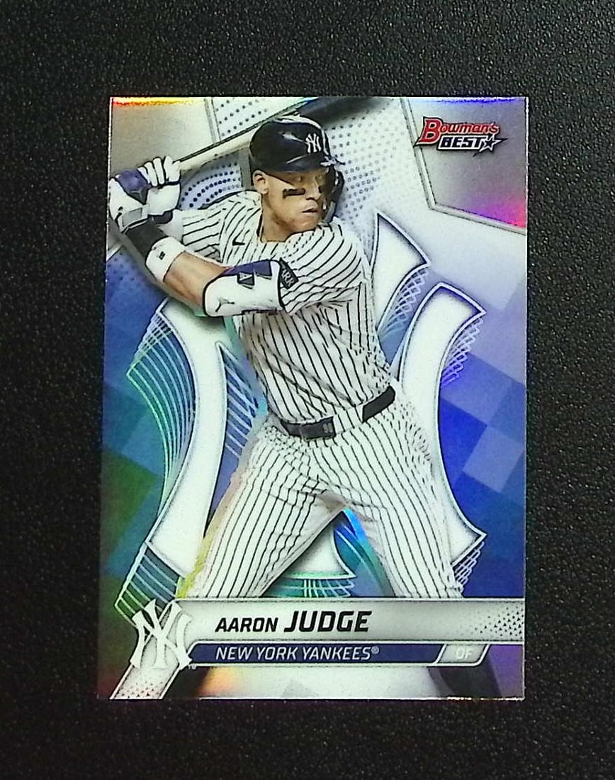Aaron Judge Refractor 2025 Bowman's Best #38 New York Yankees: Topps, Bowman, & Fanatics Baseball MLB Trading & Sports Cards, Sports Cards for Sale Near Me, World Series & Hall of Fame Players Memorabilia, Refractors, X-Fractors, Numbered, SP, SSP, Valuable Aucti