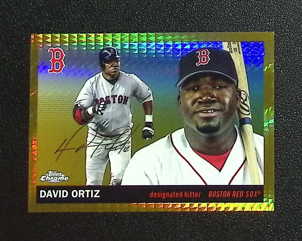 David Ortiz Gold Prism Refractor 2025 Topps Chrome Platinum #344 Boston Red Sox: Topps, Bowman, & Fanatics Baseball MLB Trading & Sports Cards, Sports Cards for Sale Near Me, World Series & Hall of Fame Players Memorabilia, Refractors, X-Fractors, Numbered, SP, SSP, Valuable Aucti