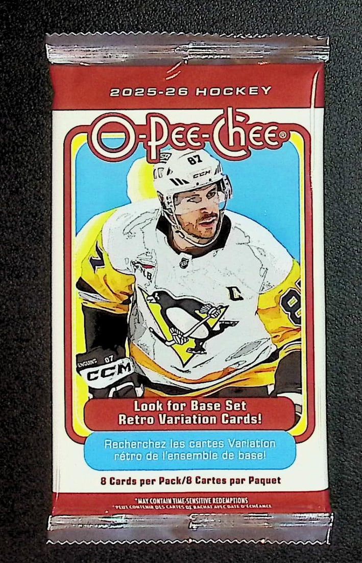 2025-'26 O Pee Chee Hockey Blaster Box Pack: O Pee Chee Hockey NHL Trading & Sports Cards, Connor McDavid, Alex Ovechkin, Sports Cards for Sale Near Me, Rookie Players, Auction Lots for Sale Near Me, Stanley Cup & Hall of Fame Players