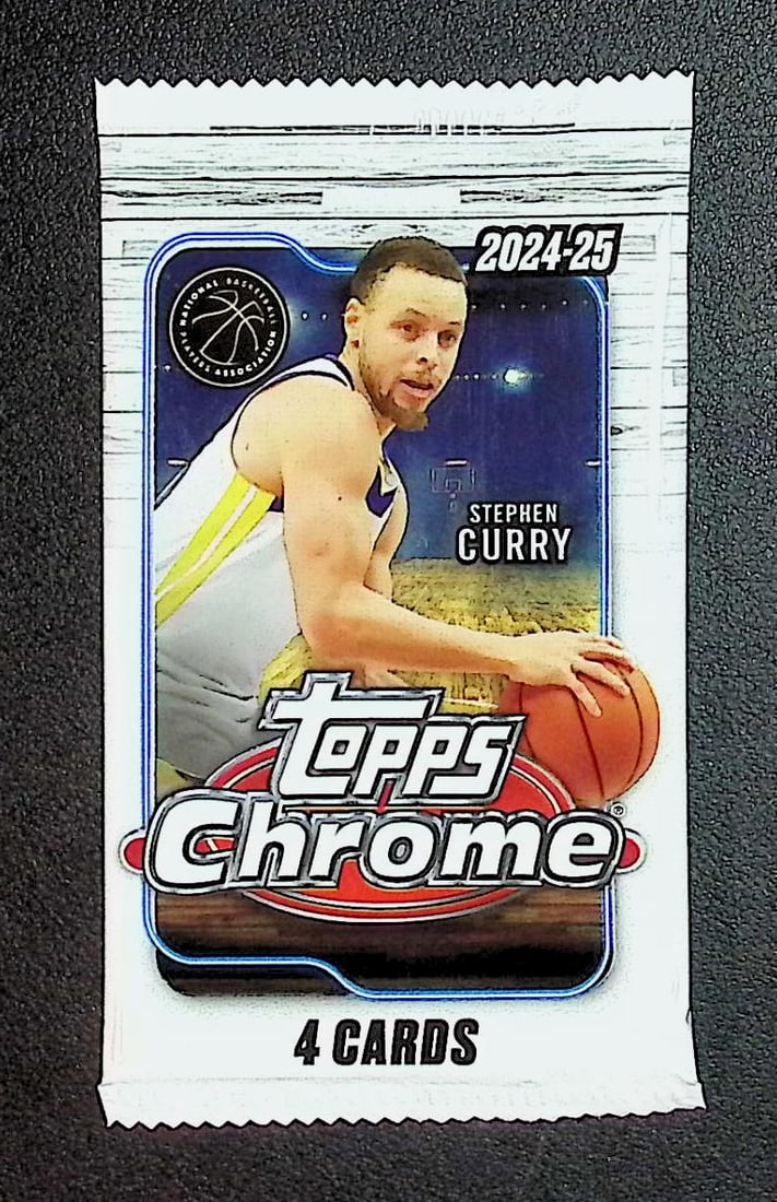 2024 Topps Chrome Basketball Cards BLASTER BOX PACK: Topps Chrome Basketball NBA Trading & Sports Cards, Victor Wembanyama, Brandon Miller, Amen Thompson, Scoot Henderson, Ausar Thompson, Autographs, Signatures, Green Topps Logo Refractor, Auction Lots 