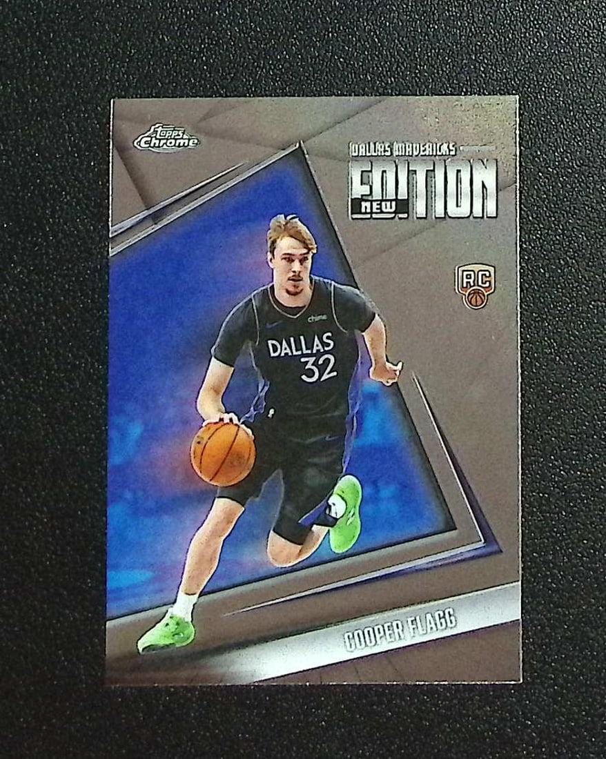 Cooper Flagg Rookie Card New Edition 2025-26 Topps Chrome Update #GR-1 Mavericks: Topps & Bowman Basketball NBA Trading & Sports Cards, Sports Cards for Sale Near Me, Chrome, Refractor, SP, SSP, Valuable Auction Memorabilia Lots Sold On Line, NBA Championship & Hall of Fame Player 
