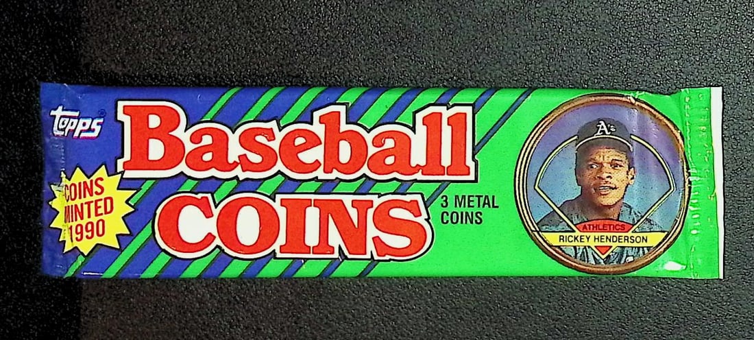 1990 Topps Vintage Baseball Coins Retail Box Wax Pack MLB Trading Coins: Topps Vintage Baseball MLB Trading & Sports Cards, Randy Johnson, Bo Jackson, Cal Ripken, Nolan Ryan, Craig Biggio, Old Sports Cards For Sale Near Me, World Series & Hall of Fame Players, Valuable Auc