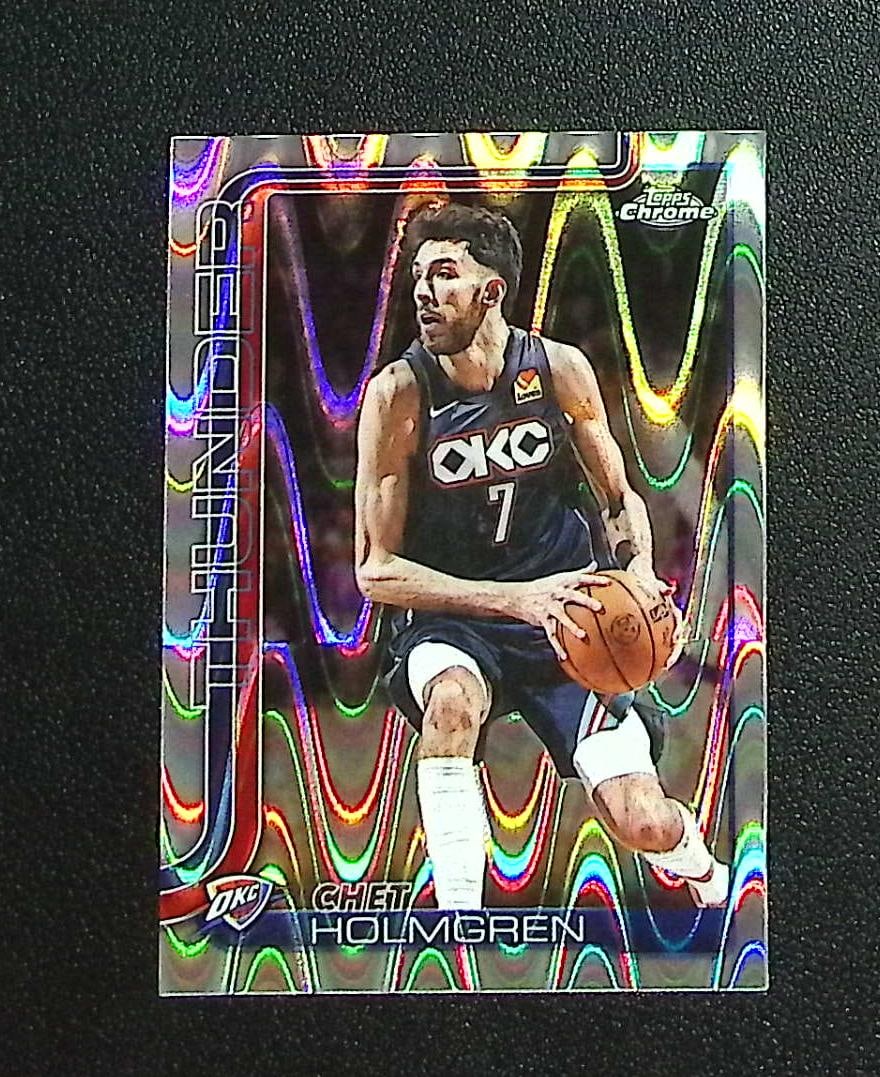 Chet Holmgren Raywave Refractor 2025-26 Topps Chrome Update #31 OKC Thunder (1 of 2)