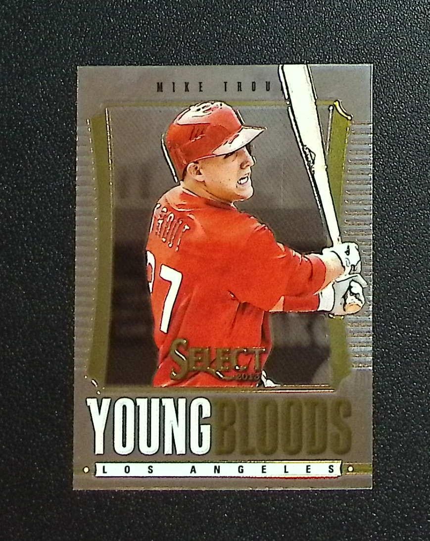 Mike Trout Young Bloods 2013 Panini Select #YB2 Los Angeles Angels: Panini, Donruss, & Donruss Optic Baseball MLB Trading & Sports Cards, Sports Cards for Sale Near Me, Prizm, Mosaic, Select, SP, SSP, Auction Memorabilia Lots for Sale On Line, World Series & Hall of F