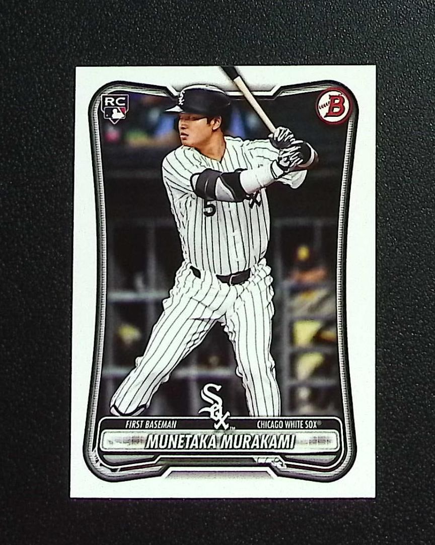 Munetaka Murakami Rookie Card 2026 Bowman #9 Chicago White Sox: Topps, Bowman, & Fanatics Baseball MLB Trading & Sports Cards, Sports Cards for Sale Near Me, World Series & Hall of Fame Players Memorabilia, Refractors, X-Fractors, Numbered, SP, SSP, Valuable Aucti
