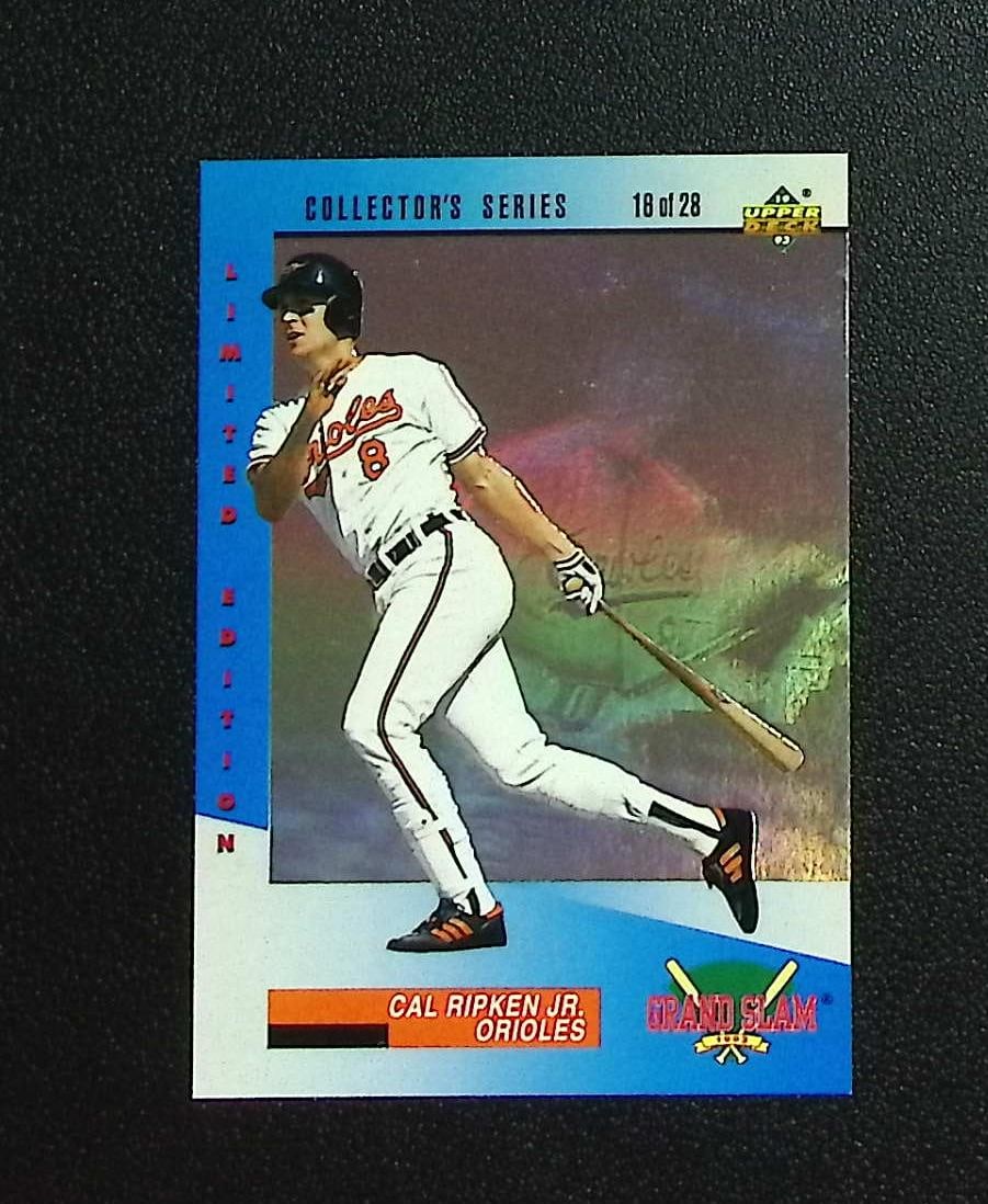 Cal Ripken Jr. 1993 Upper Deck Denny's Grand Slam Hologram #16 Baltimore Orioles: Upper Deck Baseball MLB Trading & Sports Cards, Old Sports Cards for Sale Near Me, Auction Memorabilia Lots for Sale On Line, World Series & Hall of Fame Players