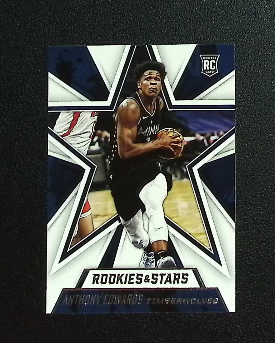 Anthony Edwards Rookie Card 2020-21 Chronicles Rookies & Stars #657 Timberwolves: Panini, Donruss Optic, Donruss Select, Prizm, Mosaic, Contenders, Revolution, Phoenix, NBA Hoops, Rookie NFL Sports Trading Cards, Silver, SP, SSP, Wave Prizms, Numbered Cards, Basketball sports Cards