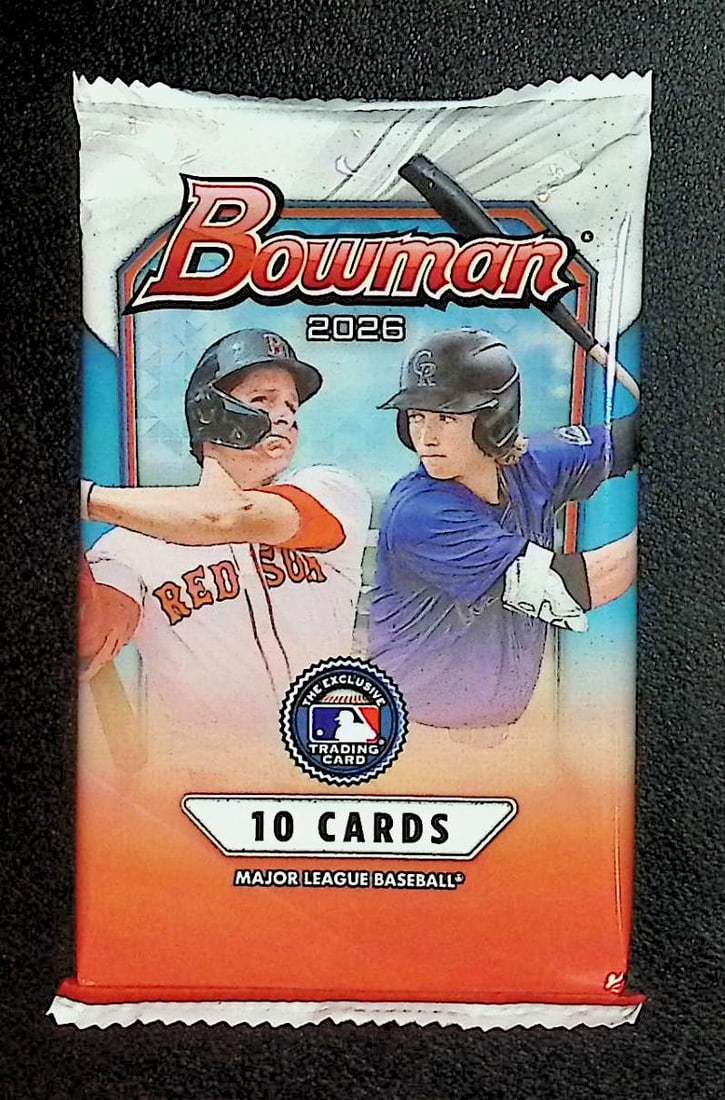 2026 Bowman Baseball Cards BLASTER BOX PACK Roman Anthony Rookie Card, Konnor Griffin Prospect: Set Rookies Include: Cooper Flagg, Kon Knuepple, V.J. Edgecombe, & Carter Bryant. Bowman Basketball NBA Trading & Sports Cards, Sports Cards for Sale Near Me, Champion and Hall of Fame Players, Auctio
