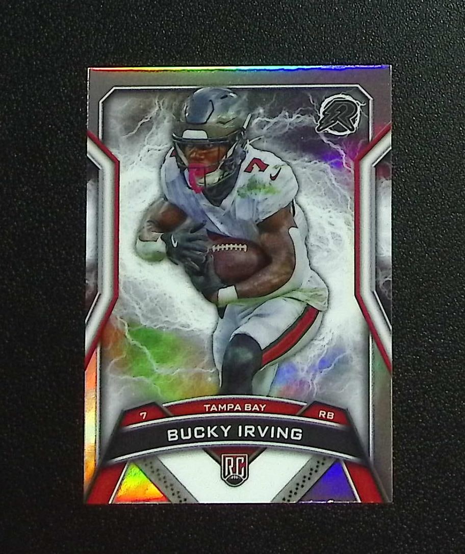 Bucky Irving Rookie Card Refractor 2024 Topps Resurgence #188 Tampa Bay Buccaneers: Topps & Bowman Football NFL Trading Sports Cards, Sports Cards for Sale Near Me, Super Bowl & Hall of Fame Player Cards, Resurgence, Composite, SP, SSP, Valuable Auction Memorabilia Lots For Sale On L